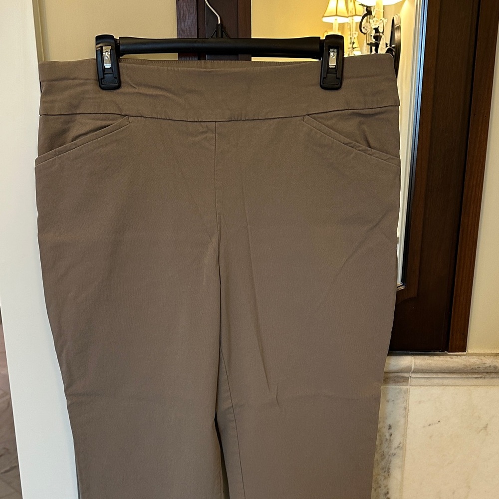 Chico's Tan Straight Leg Pants